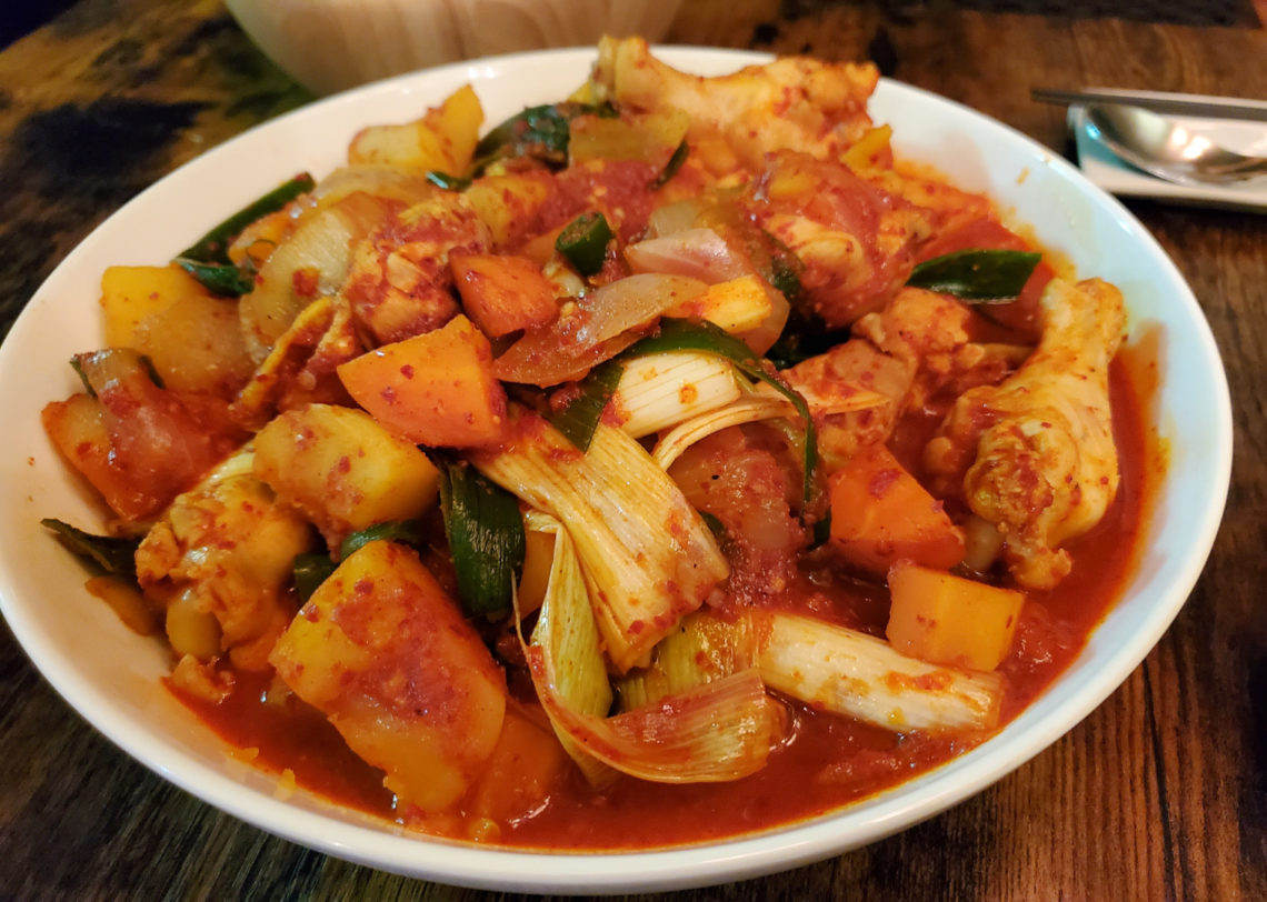 韓国料理ざっくりレシピ タットリタン 鶏肉と野菜の辛いスープ Oishii Forest